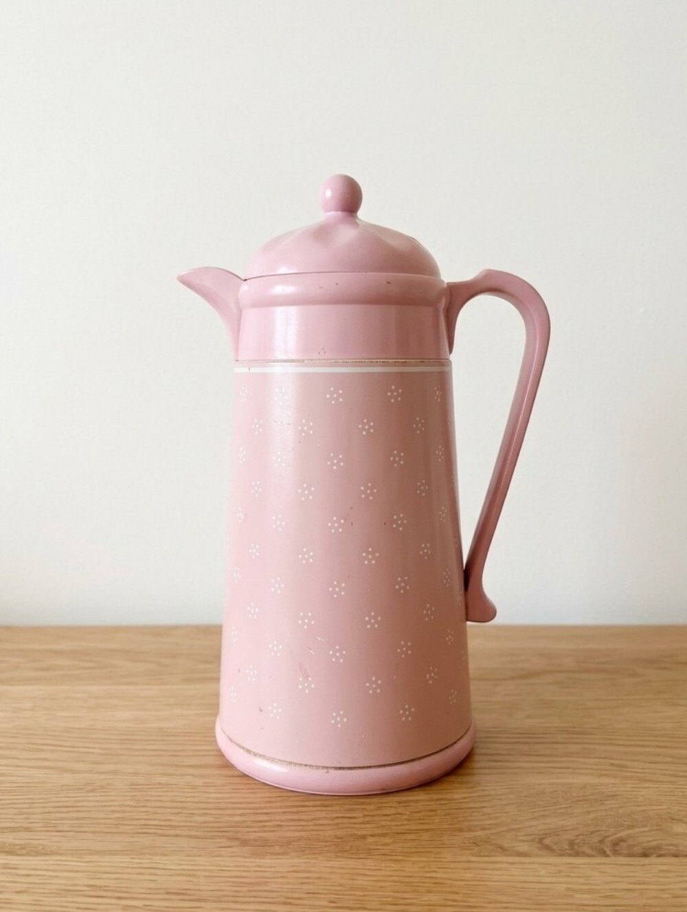Pink Floral Matte Thermal Coffee Carafe
